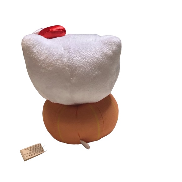 NWT Hello Kitty Sanrio Pumpkin Jack-o-lantern Plushie 6โ - Picture 4 of 5